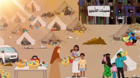 تقرير: "منى سلال" ترمم أحلام اللاجئين المكسورة في بلد محطم