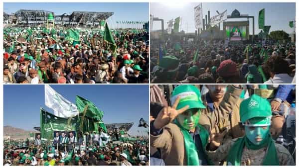 اليمن: زعيم الحوثيين يقول امام حشود غفيرة ان جماعته باتت جزء من معادلة حزب الله اللبناني