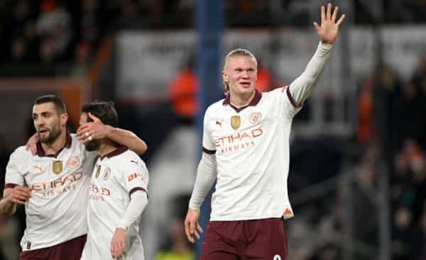 رياضة: مانشستر سيتي يعبر إلى ربع نهائي كأس الاتحاد الإنجليزي بخُماسية هالاند