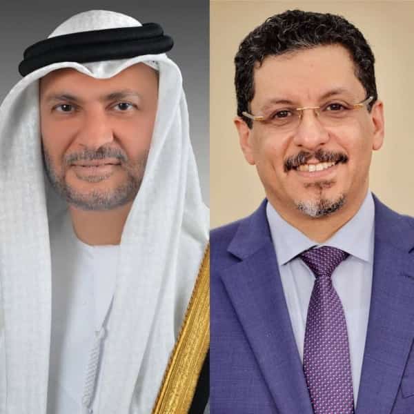 اليمن: وزير الخارجية اليمني يشيد بالموقف الاماراتي الداعم والمتضامن مع حكومته