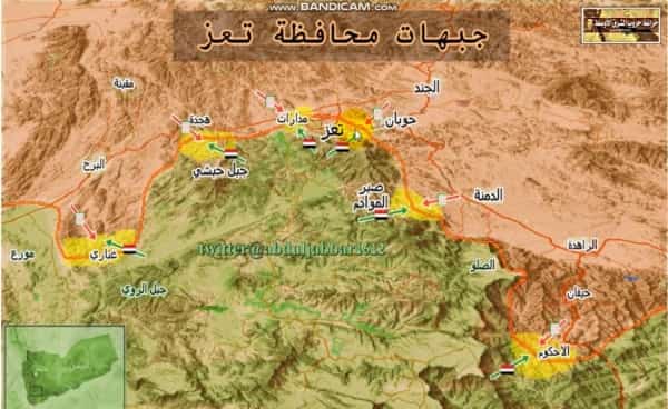 اليمن: الحوثيون يستعيدون معظم المواقع التي كانوا خسروها في جبهة الاحكوم جنوبي شرق محافظة تعز