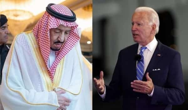واشنطن: بايدن يبحث مع الملك سلمان قضايا إمدادات الطاقة وإيران واليمن