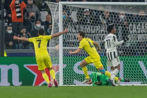 أبطال أوروبا: يوفنتوس يودع مجدداً من ثمن النهائي بسقوطه أمام فياريال صفر-3