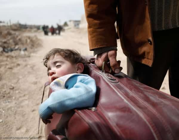 نيويورك: نحو 37 مليون طفل نازح في العالم مع نهاية العام 2021