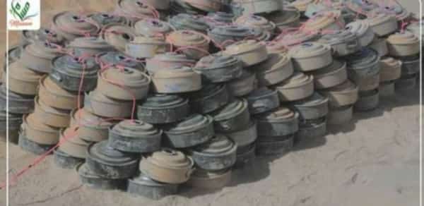 اليمن: "مسام" يتلف 1185 لغماً وقذيفة من مخلفات الحرب في الساحل الغربي