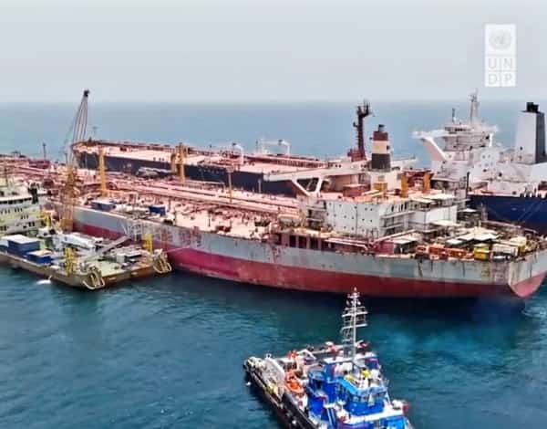 نيويورك: الأمم المتحدة تقول إن نقل النفط ليس نهاية الكارثة ومصير «صافر» وعائدات حمولتها محل تفاوض