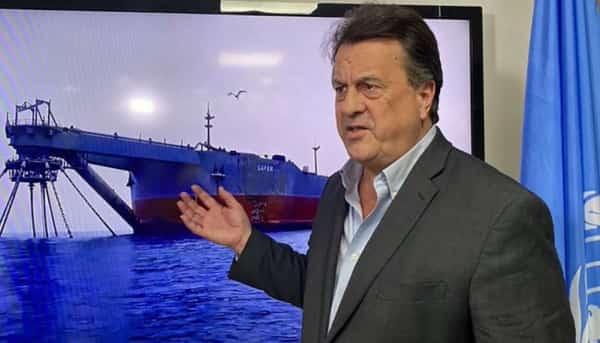 اليمن: الامم المتحدة تقول انها تسعى لعقد مفاوضات بين الحكومة والحوثيين من اجل بيع نفط الناقلة صافر