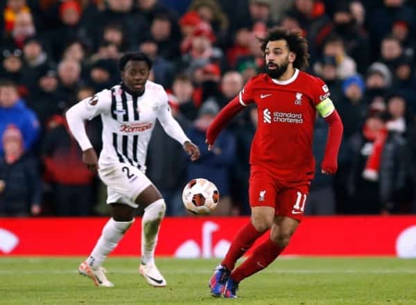 رياضة: ليفربول يتجاوز لاسك برباعية ويتأهل لدور الـ16 بالدوري الأوروبي