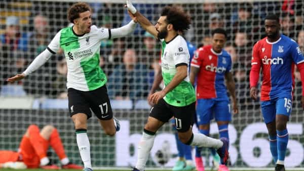 رياضة: محمد صلاح يهدي ليفربول الفوز على كريستال بالاس وصدارة البريميرليغ