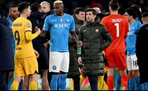 رياضة: نابولي يرفض الهزيمة أمام برشلونة وأرسنال يخسر في "الوقت القاتل" بدوري الأبطال