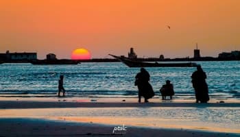 مدينة المخا، محافظة تعز جنوبي غرب البلاد.