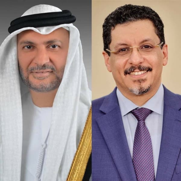وزير الخارجية اليمني يشيد بالموقف الاماراتي الداعم والمتضامن مع حكومته