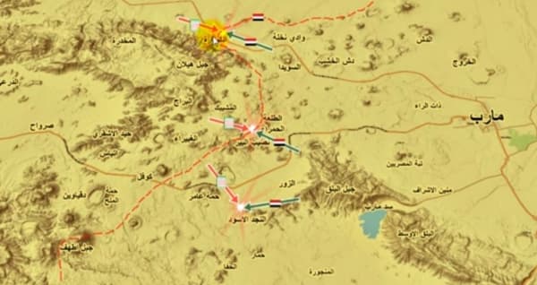 القوات الحكومية تصد هجوما للحوثيين في منطقة الزور بمحافظة مارب