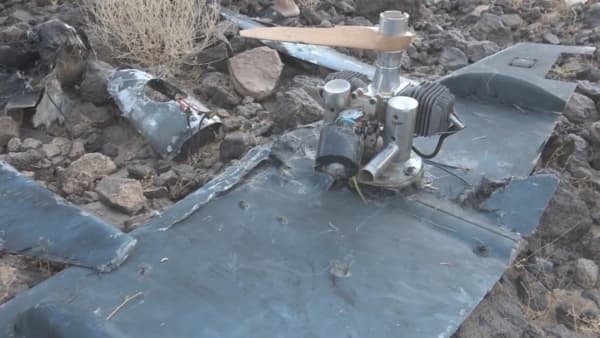 القوات الحكومية تسقط طائرة مسيرة والحوثيون يحصون 27 غارة على صرواح