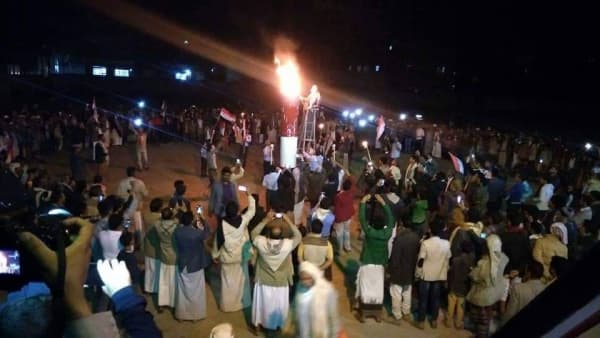 الحوثيون يستهدفون شعلة ثورة سبتمبر في حجة للسنة الثانية على التوالي