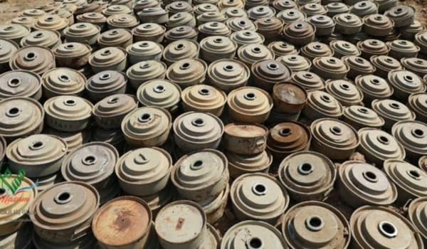 "مسام" يعلن نزع أكثر من 8 آلاف لغم وعبوة ناسفة منذ مطلع أكتوبر الجاري