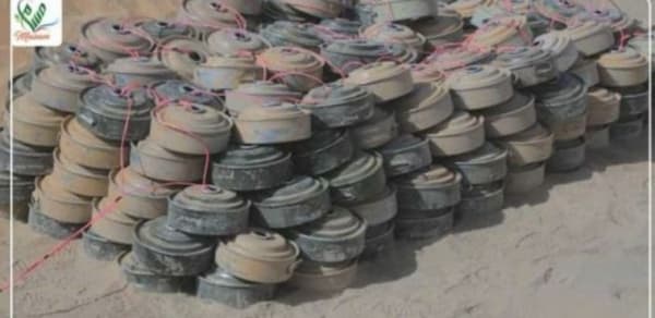 "مسام" يتلف 1185 لغماً وقذيفة من مخلفات الحرب في الساحل الغربي