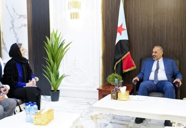 الزبيدي يجدد التزاما حكوميا بنهج السلام ودعم جهود التوصل لوقف دائم لاطلاق النار