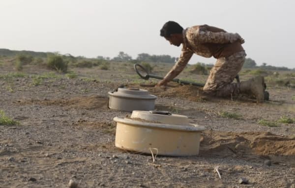 سقوط 121 ضحية مدنية لانفجارات الألغام بالحديدة منذ مطلع العام 2023