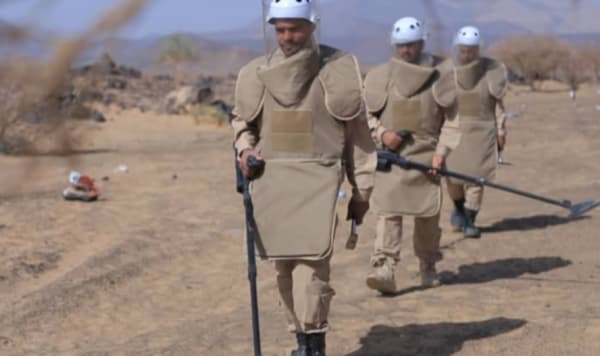 مسام يزيل 1476 مادة متفجرة من مخلفات الحرب في أكتوبر الجاري