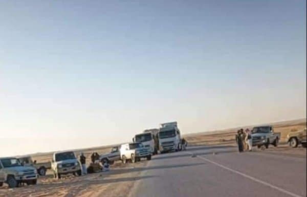 مسلحون قبليون يقطعون خط العبر - الوديعة احتجاجا على احتجاز مطلوبين امنيين