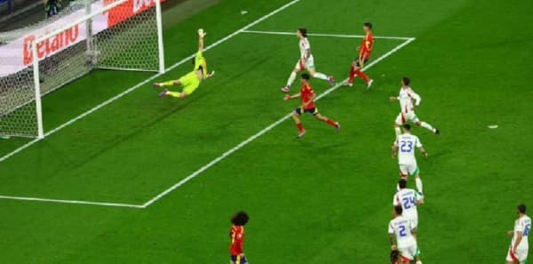 إسبانيا تهزم إيطاليا بهدف عكسي وتتأهل لثمن نهائي أمم أوروبا