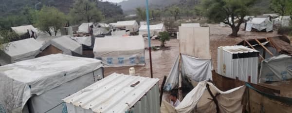 تضرر 800 أسرة بسبب الأمطار الغزيرة في عمران