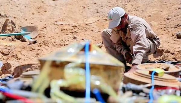 مسام ينزع 720 مادة متفجرة من مخلفات الحرب الأسبوع الماضي
