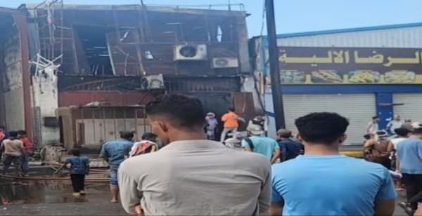 وفاة خمسة أشخاص بحريق في عدن