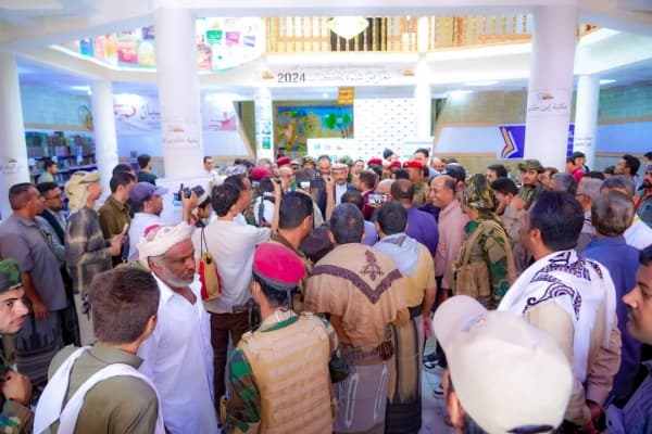 افتتاح معرض شبوة الخامس للكتاب