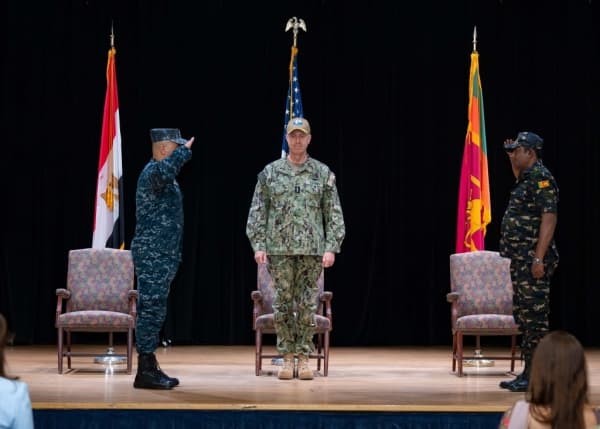 سريلانكا تتسلم قيادة "فرقة المهام 154" للقوات البحرية المشتركة من مصر