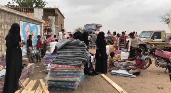 ارتفاع عدد النازحين داخلياً خلال النصف الأول من الشهر الجاري وشبوة في المقدمة