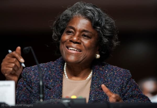 المندوبة الدائمة للولايات المتحدة تقدم مساء اليوم برنامج عمل مجلس الأمن لشهر أغسطس 2023