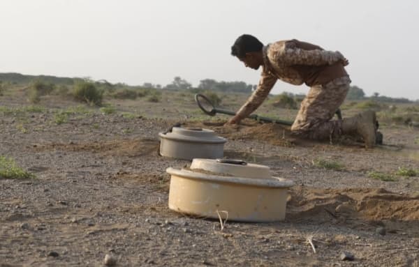 مقتل وإصابة 12 مدنياً في حوادث الألغام منذ مطلع يناير الجاري