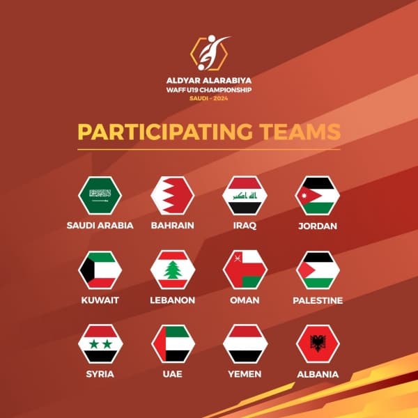 سحب قرعة بطولة غرب آسيا للشباب غداً في عمّان