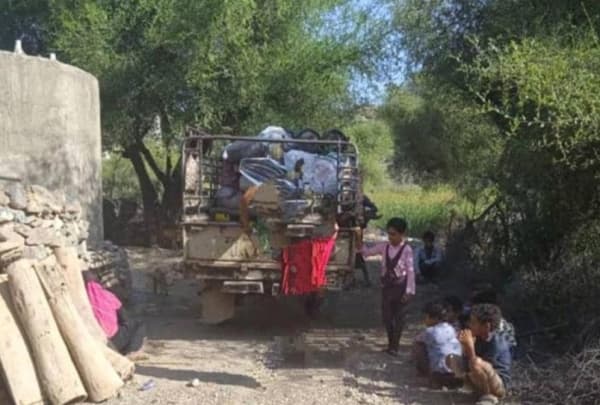 تصعيد الحوثيين يجبر 250 أسرة على النزوح في لحج