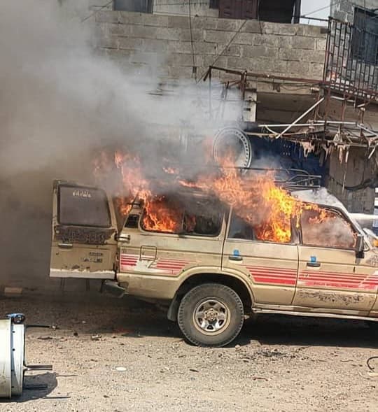 سلطات تعز تدق ناقوس الخطر مع تصاعد حوادث احتراق المركبات التي تعمل بالغاز