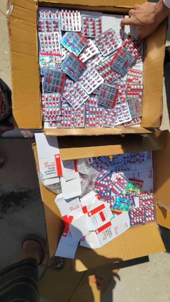 ضبط كمية كبيرة من الأدوية الممنوعة في منفذ صرفيت